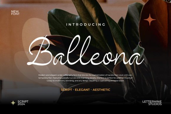 Balleona Font: Elevating Design with Elegant Script