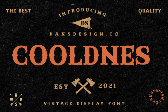 Cooldnes Font: Bridging Vintage Exuberance with Modern Digital Aesthetics