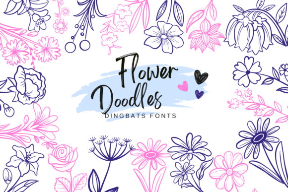 Flower Doodles Font: Elevate Creative Projects