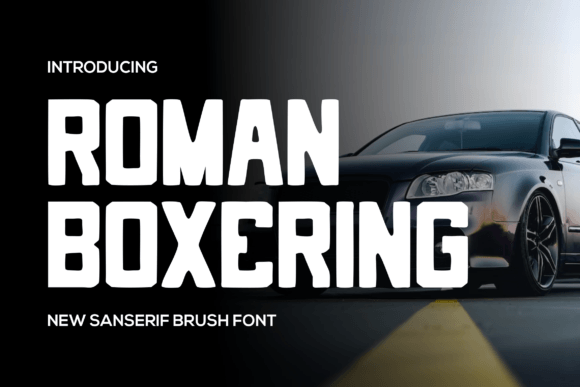 Infusing Raw Energy into Design: Mastering the Roman Boxering Font