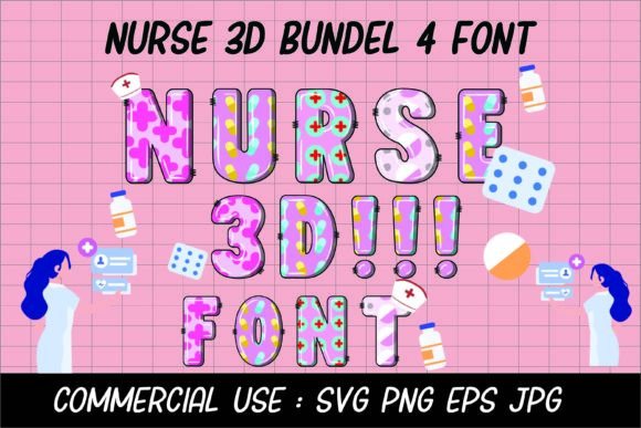 Nurse 3D Font: A Professional Typeface for Healthcare and Creative Projects
