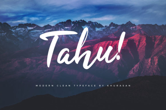 Tahu Font: A Practical Look at This Bold Handwritten Style