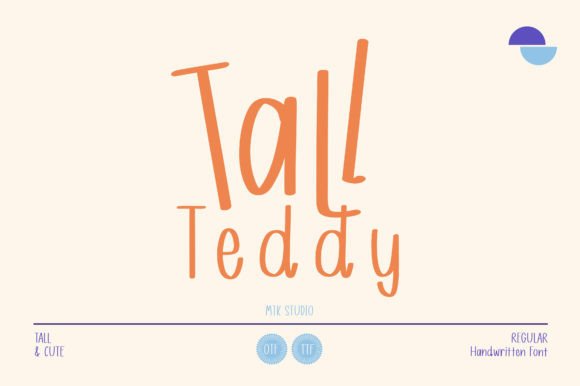 Tall Teddy Font: Your New Favorite Handwritten Style
