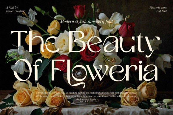The Beauty of Floweria Font: A Modern Serif for Every Project