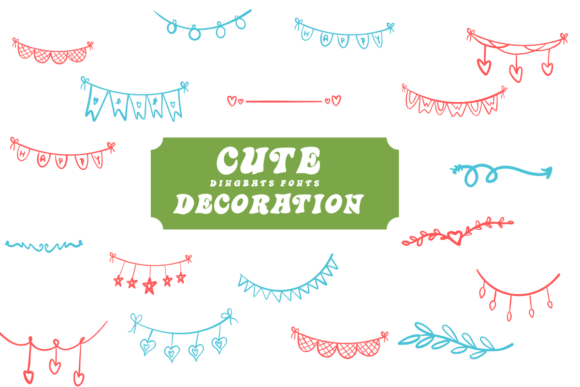 Transform Your Projects with the Whimsical Charm of Cute Decoration Font