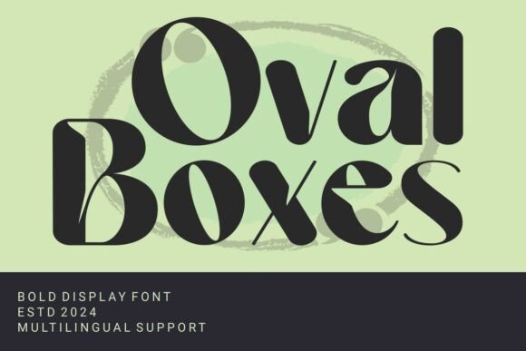 Understanding the Impact of Oval Boxes Font in Professional Design Workflows