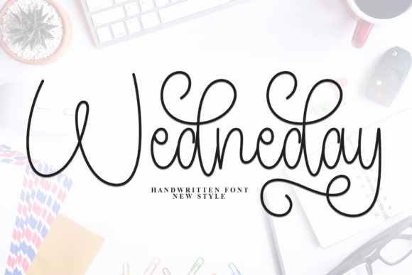 Wedneday Font: Elegant Script for Modern Design